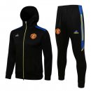 Chandal Con Capucha Manchester United 2021-2022 Negro