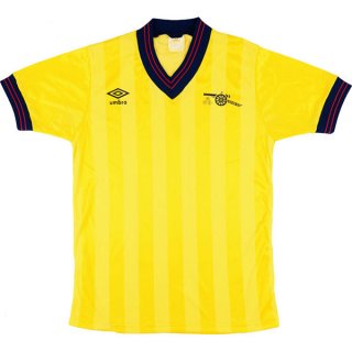 2ª Equipación Replica Camiseta Arsenal Retro 1983 1984 Amarillo