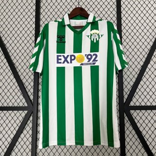 Tailandia Camiseta Real Betis 1ª Equipación ML Retro 1988 1989