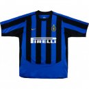 1ª Equipación Replica Camiseta Inter Milan Retro 2003 2004 Azul