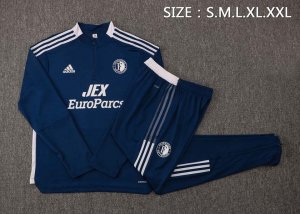 Sudadera De Training Feyenoord Rotterdam 2022 Azul Negro