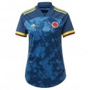 2ª Equipación Camiseta Colombia Mujer 2020 Azul