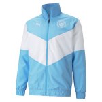 Chaqueta Manchester City 2021-2022 Azul Blanco Chaqueta Manchester City 2021-2022 Azul Blanco