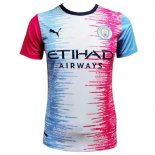 Replica Camiseta Manchester City Especial 2021-2022 Azul Blanco