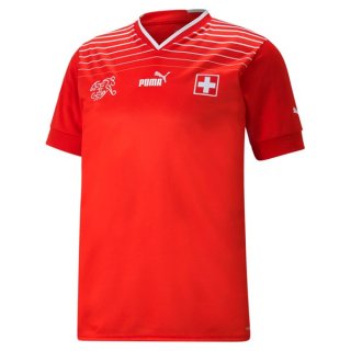 Tailandia Camiseta Suiza 1ª Equipación 2022 Rojo