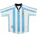 1ª Equipación Replica Camiseta Argentina Retro 1998 Azul