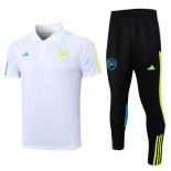 Polo Arsenal Conjunto Completo 2024 Blanco