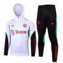 Sudadera Con Capucha Manchester United 2024 Blanco 2