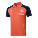 Polo Manchester United 2024-2025 Naranja Azul 2