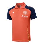 Polo Manchester United 2024-2025 Naranja Azul 2 Polo Manchester United 2024-2025 Naranja Azul 2