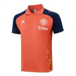 Polo Manchester United 2024-2025 Naranja Azul 2