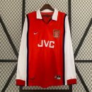 Tailandia Camiseta Arsenal 1ª Equipación ML Retro 1998 1999