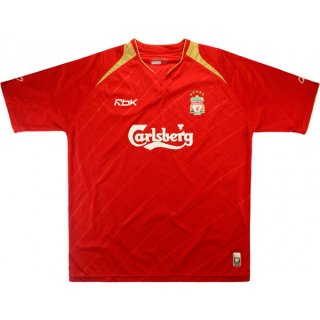 1ª Equipación Replica Camiseta Liverpool Retro 2005 Rojo