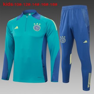 Niños Sudadera De Training Ajax 2024-2025 Verde 3