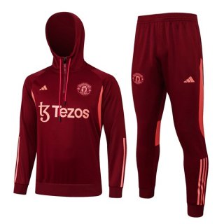 Sudadera Con Capucha Manchester United 2024 Rojo 2