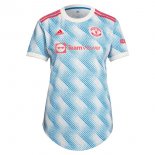 2ª Equipación Camiseta Manchester United Mujer 2021-2022