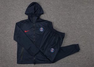 Chandal Con Capucha PSG 2021-2022 Azul Marino