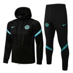 Chandal Con Capucha Inter Milan 2022 Negro Chandal Con Capucha Inter Milan 2022 Negro