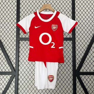 Camiseta Arsenal 1ª Equipación Retro Niño 2002 2004