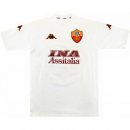 2ª Equipación Replica Camiseta AS Roma Retro 2000 2001 Blanco