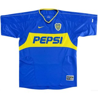 1ª Equipación Replica Camiseta Boca Juniors Retro 2003 2004 Azul