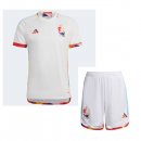 Camiseta Bélgica 2ª Equipación Niño 2022-2023