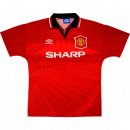 1ª Equipación Replica Camiseta Manchester United Retro 1994 1996 Rojo